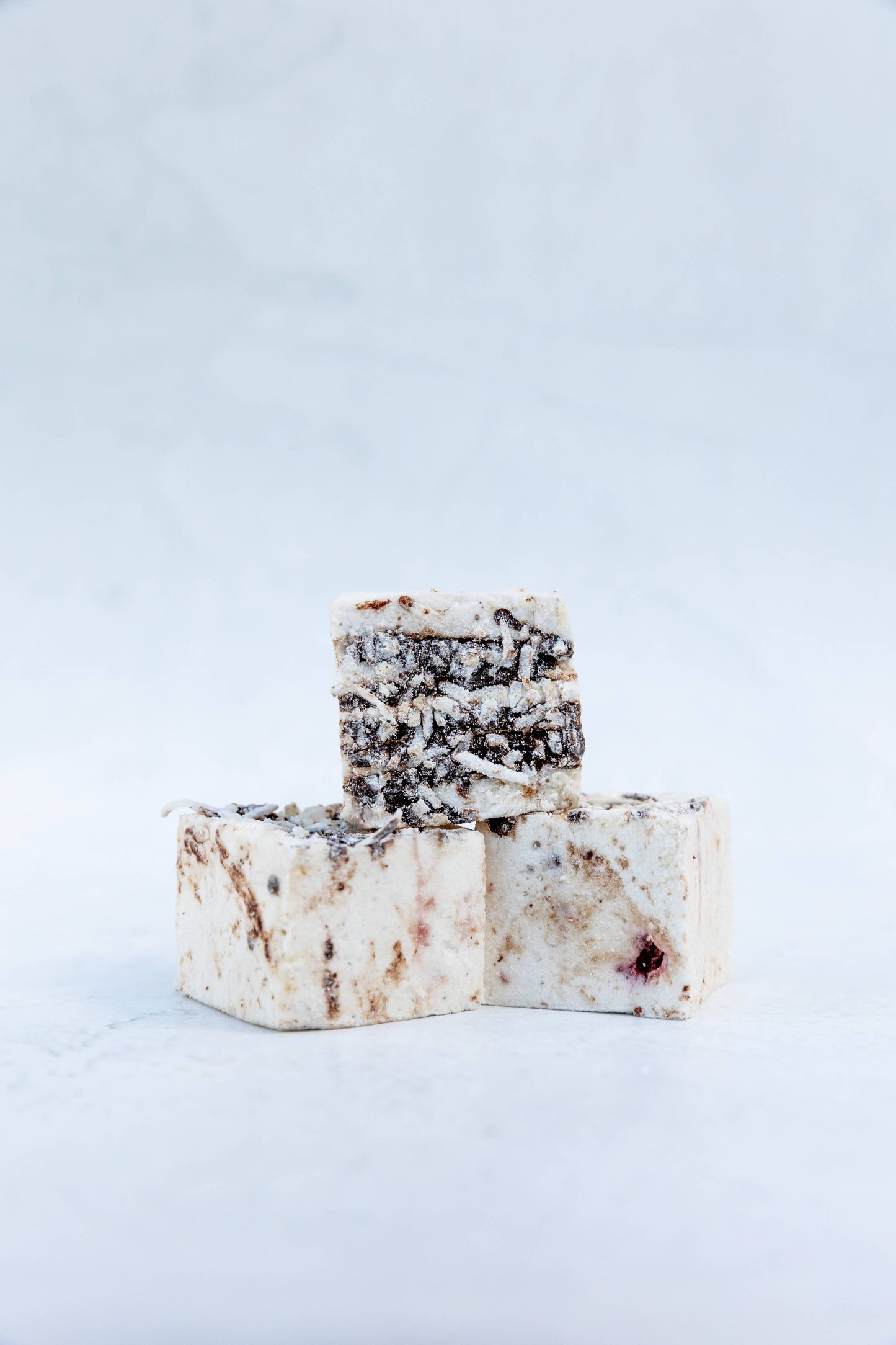 Raspberry Jam Lamington Marshmallows