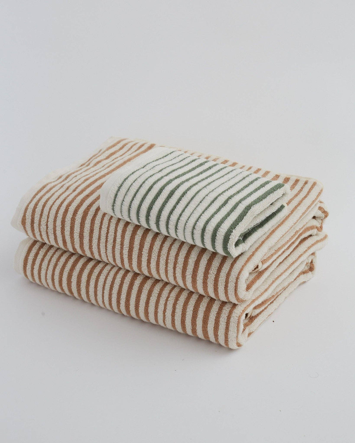 Salento Stripe Hand Towel - Cactus