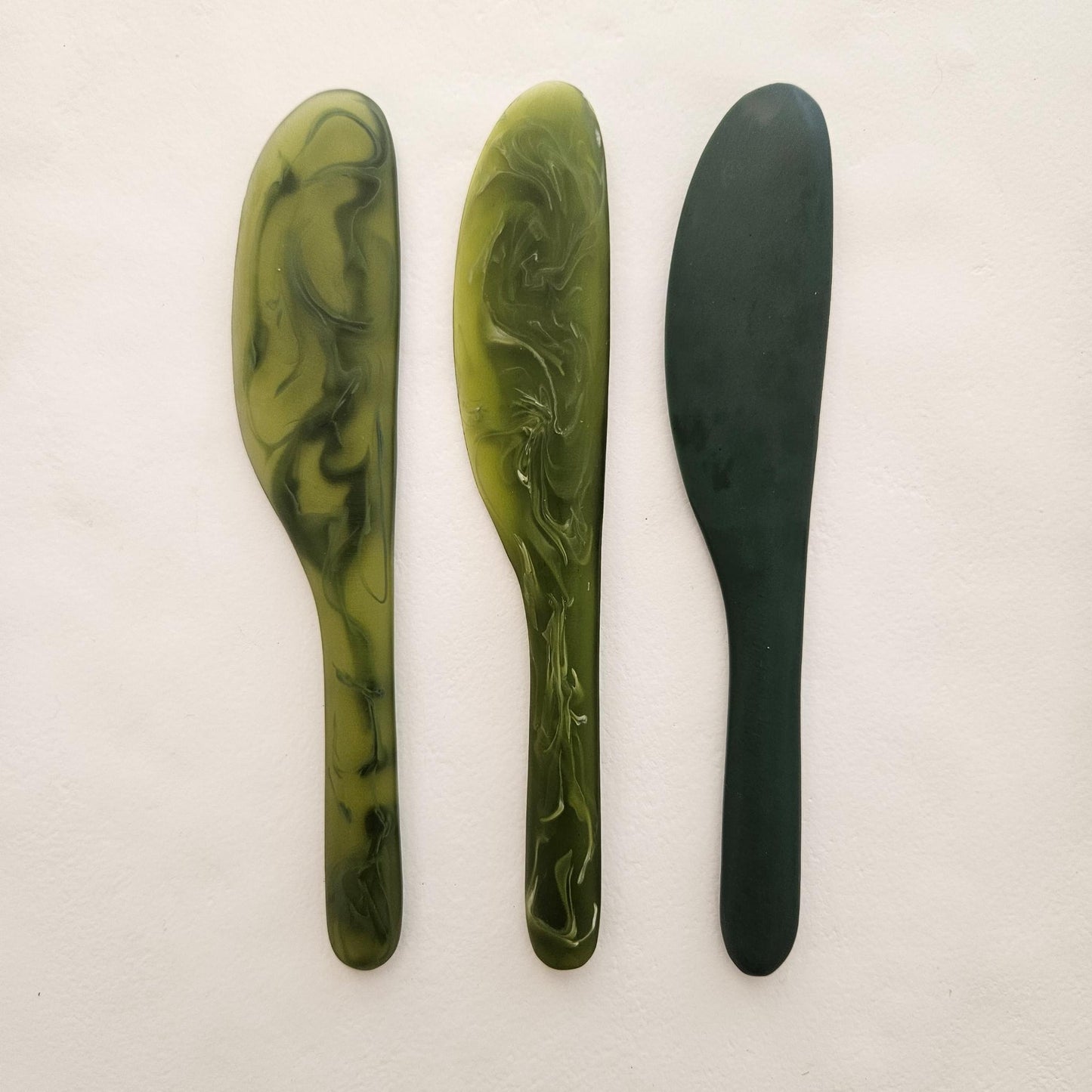 Resin Cheese Knife - Deep Opaque Olive