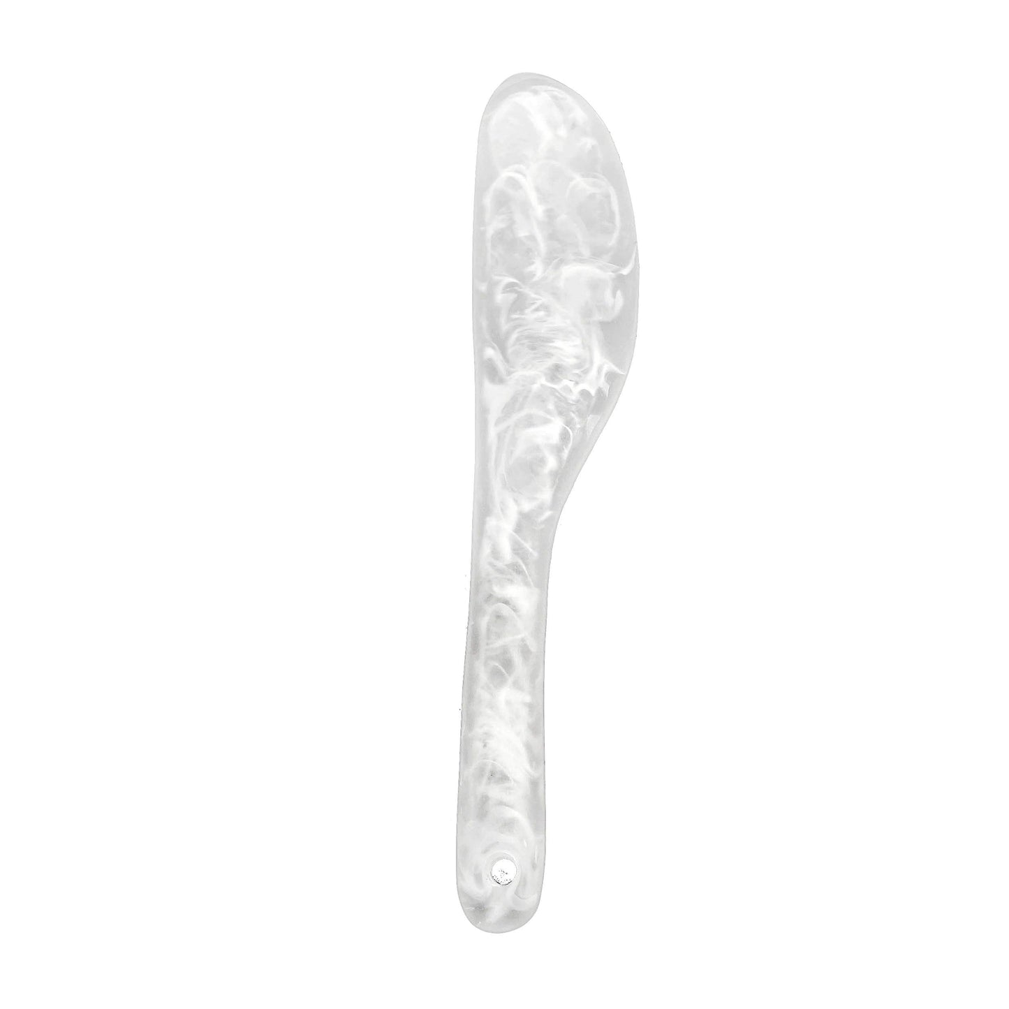 Resin Cheese Knife - White Marble