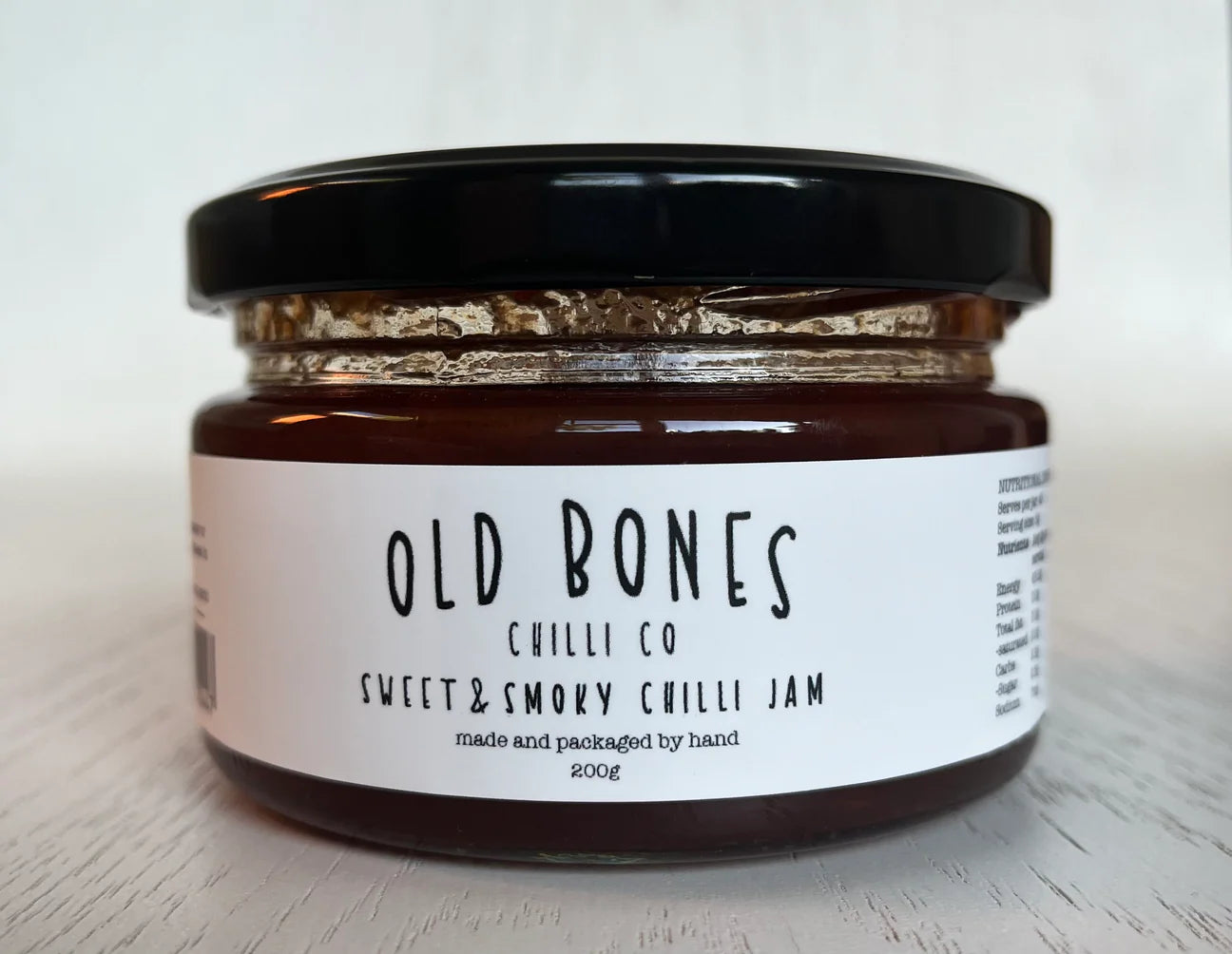 Old Bones Sweet & Smoky Chilli Jam - 200g