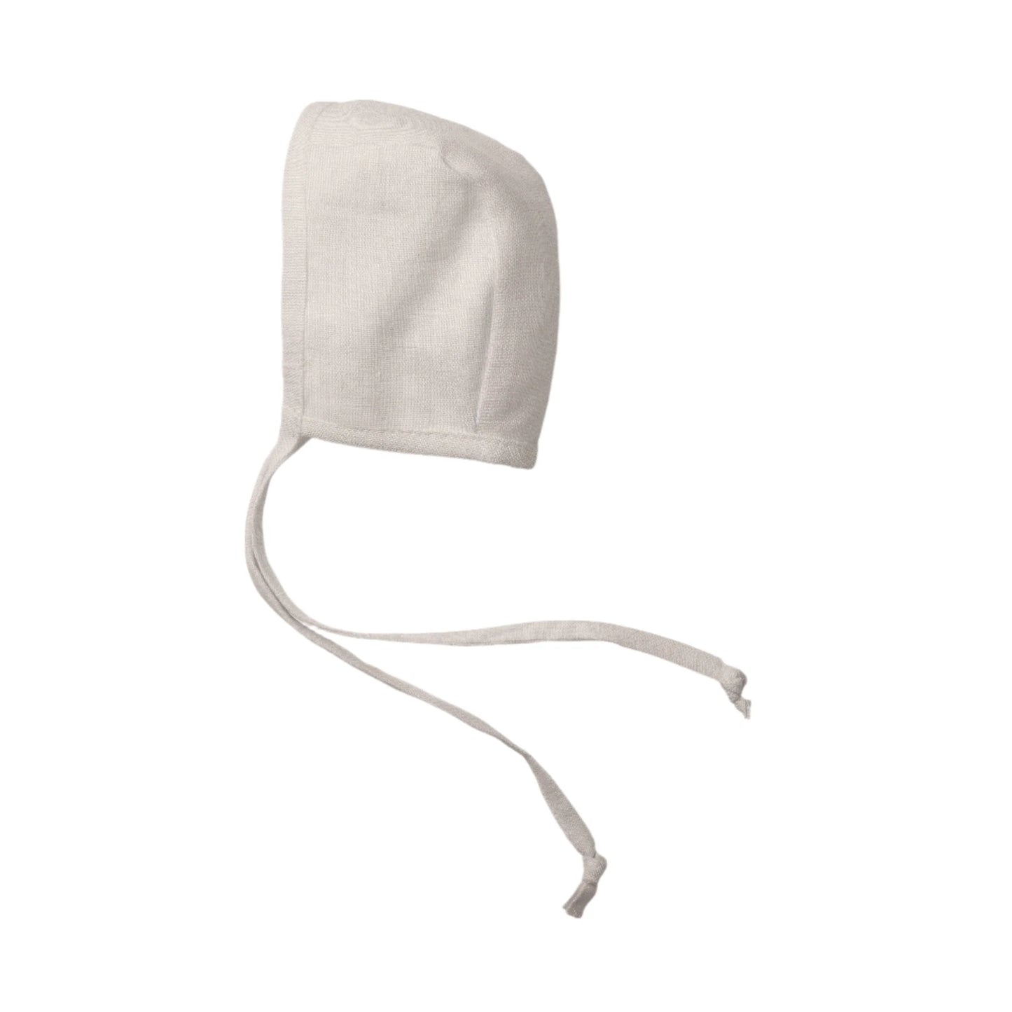Natural Linen Brimless Bonnet (0-3M)