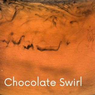 Resin Relish Bowl + Spoon - Chocolate Swirl