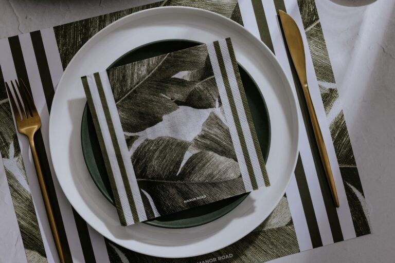 Rustic Palm Napkins - Cocktail