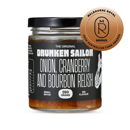 Onion Cranberry & Bourbon Relish 260g