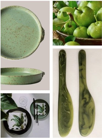 october curated colour: green