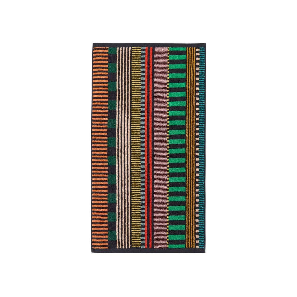 Portuguese Cotton Hand Towel - Multi Stripe