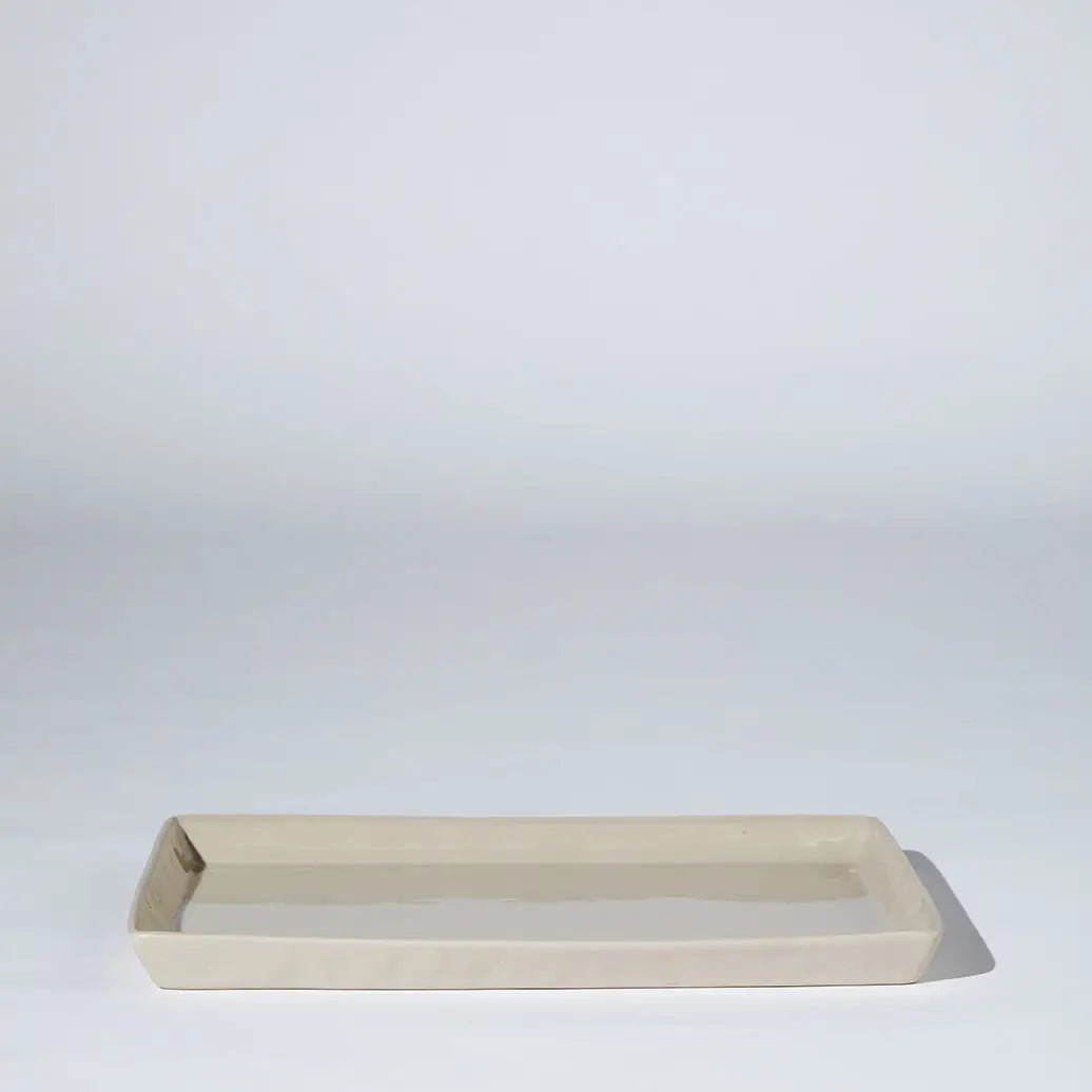 Cloud Rectangle Platter - Chalk White (XL)