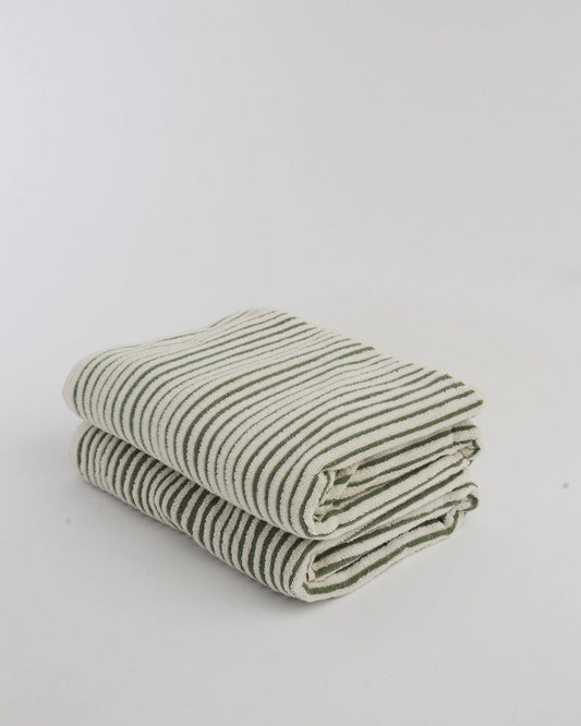 Salento Stripe Hand Towel - Cactus