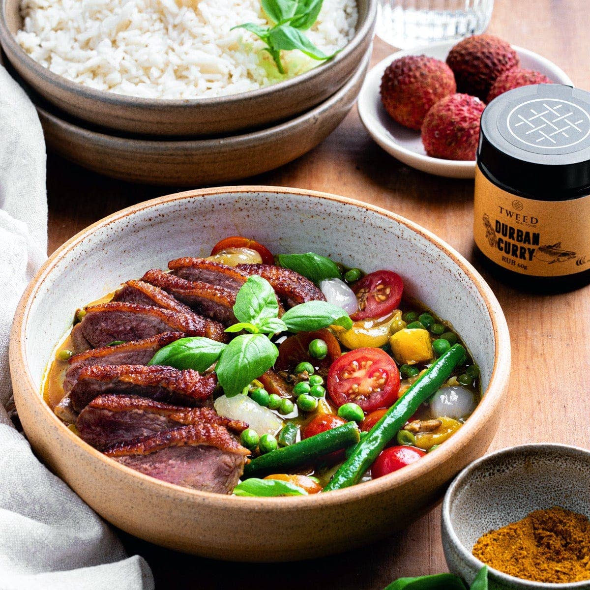Durban Earth Curry Rub - Jar 60g