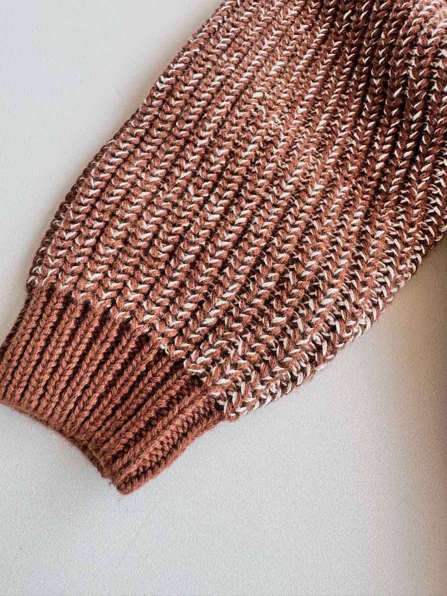 Chunky Full Romper - Chocolate (NB)