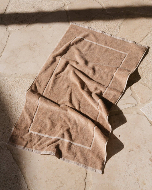 Border Bath Mat - Stone