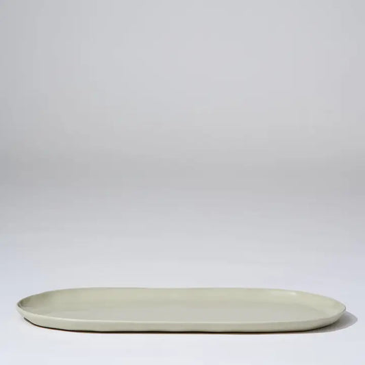 Cloud Oval Plate - Chalk (L)