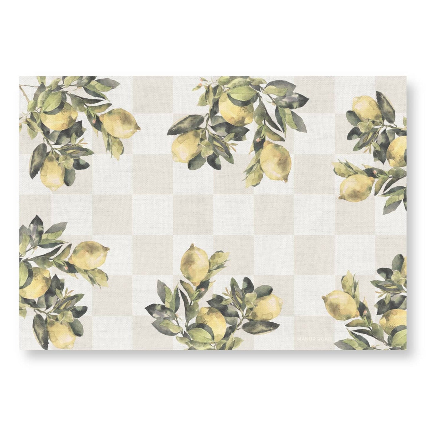 Citrons Paper Placemat Pad - 30 sheets