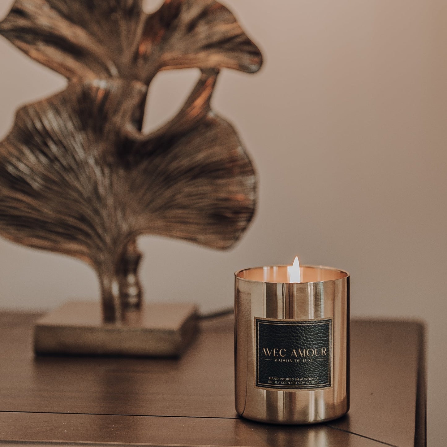 Gold Metal Candle - Dior