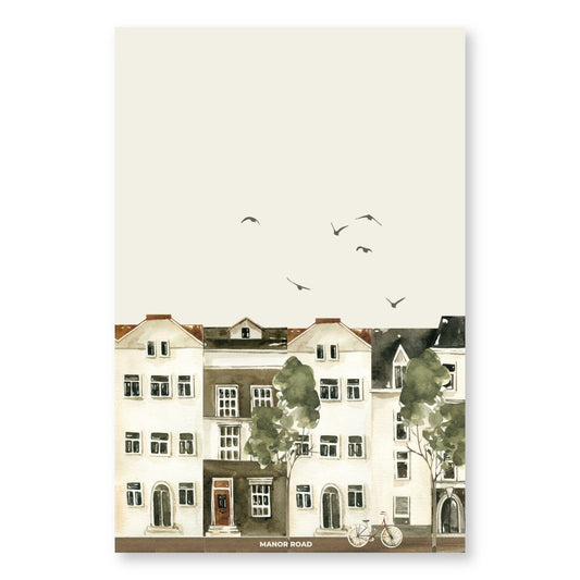 Microfiber Tea Towel - City Life
