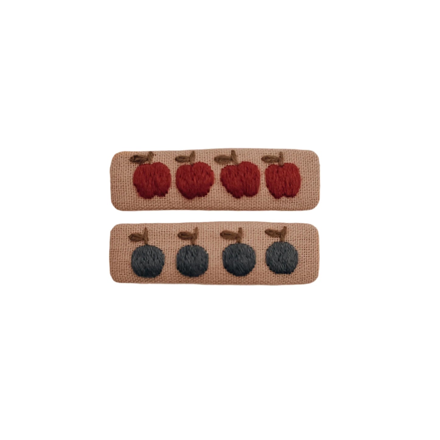 Market Hair Clip Set in Linen - NWP Registry