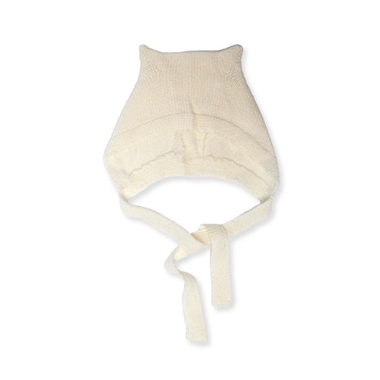 Luxury Mohair Bonnet - Off White (12-24M) - NWP Registry