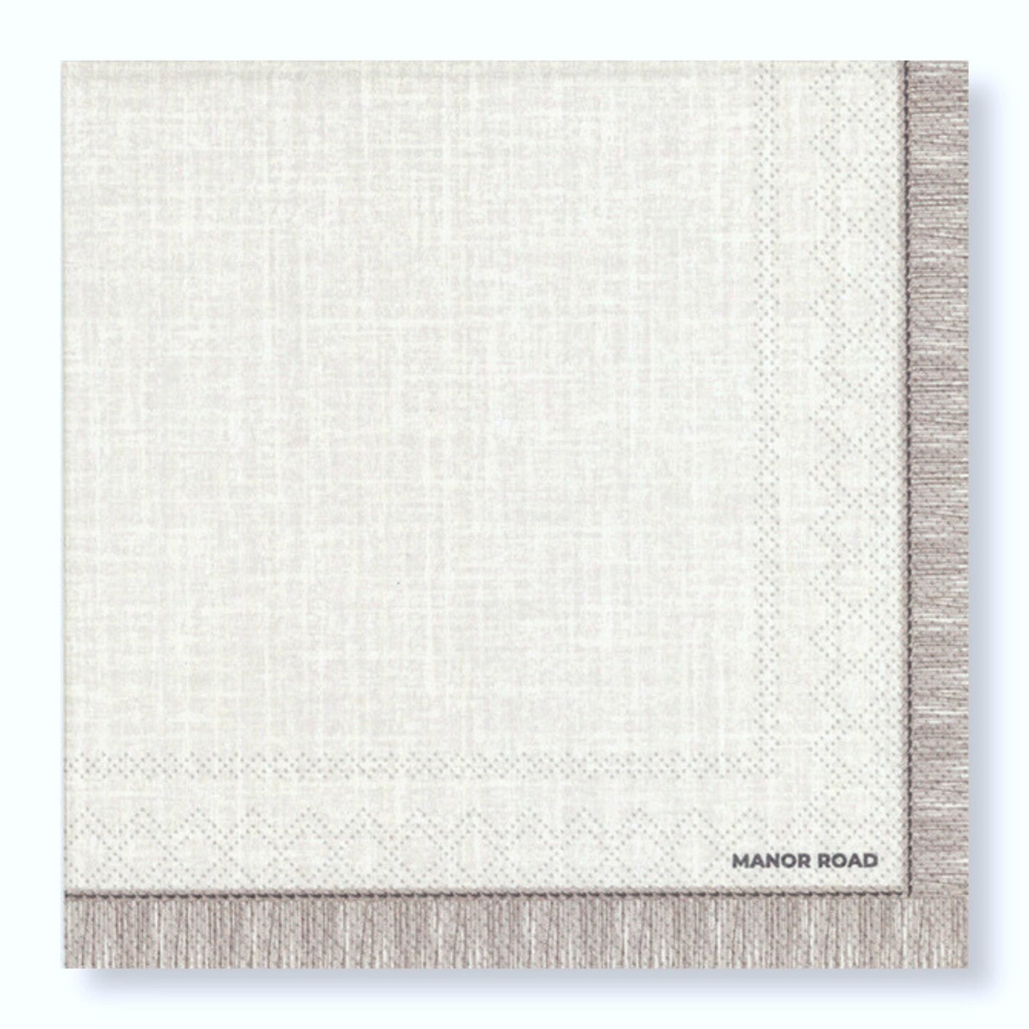 Fringed (Beige) Napkins - Cocktail