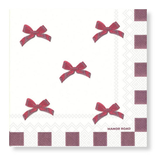 Red Velvet Napkins – Cocktail