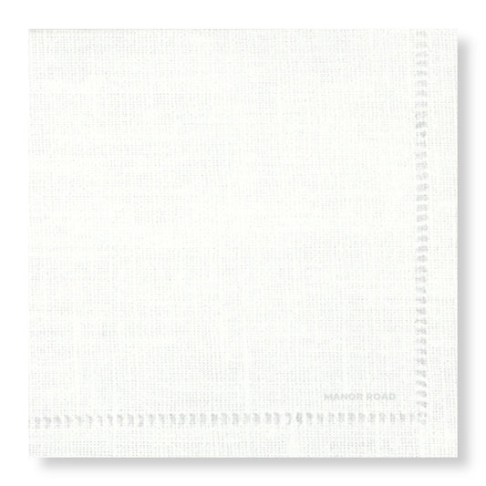 Linen (Hemstitch Natural) Napkins - Dinner