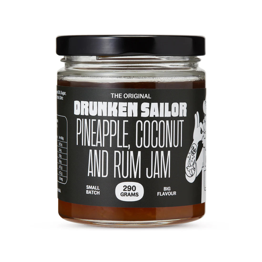 Pineapple, Coconut & Rum Jam 290g