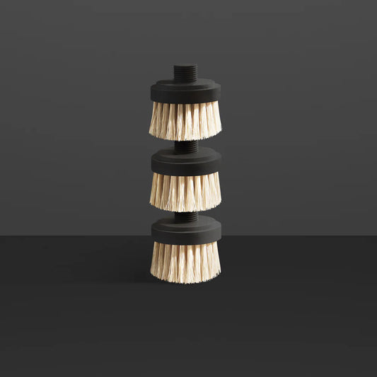Yeseco V1 Brush Heads x 3 - Black