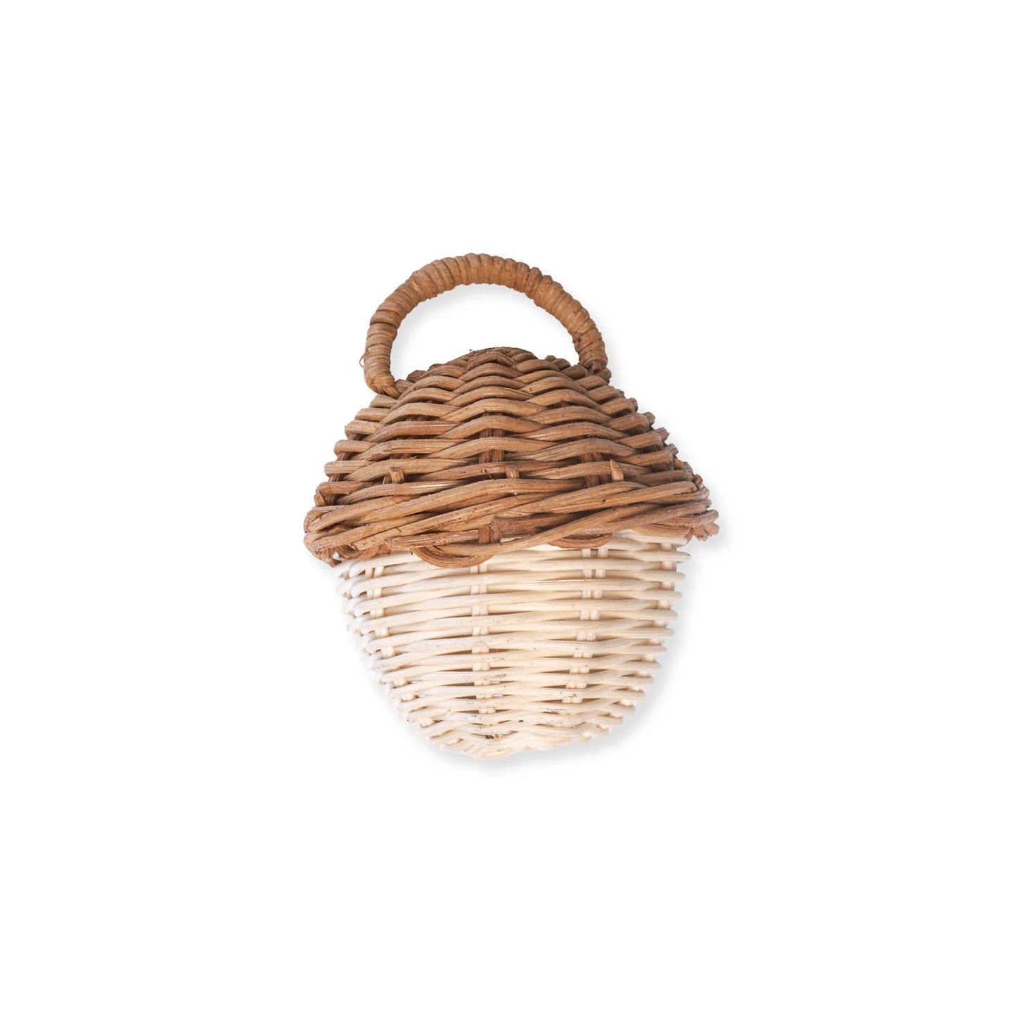 Acorn Rattan Rattle