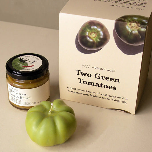 Two Green Tomatoes - A Relish & Candle Gift Set PETITE