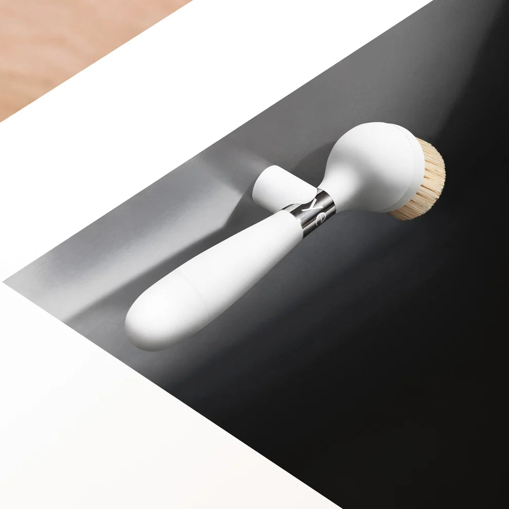V2 Yeseco Dish Brush Handle With Magnetic Stand - White