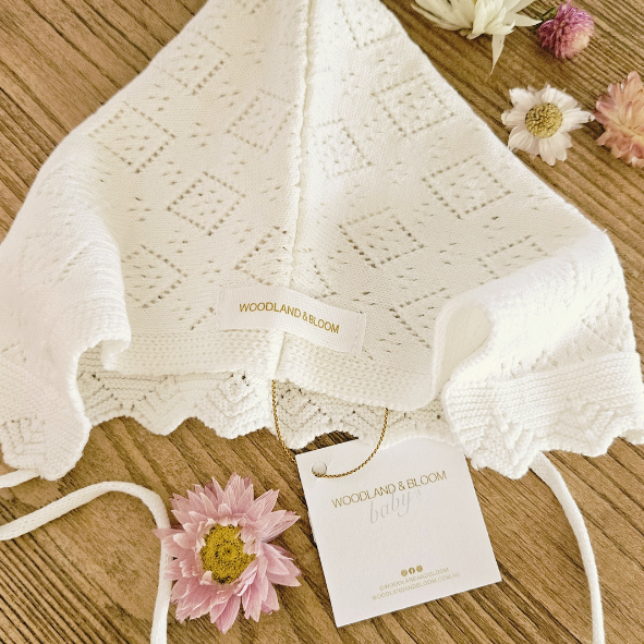 Lullaby Bonnet - Blue Meadow