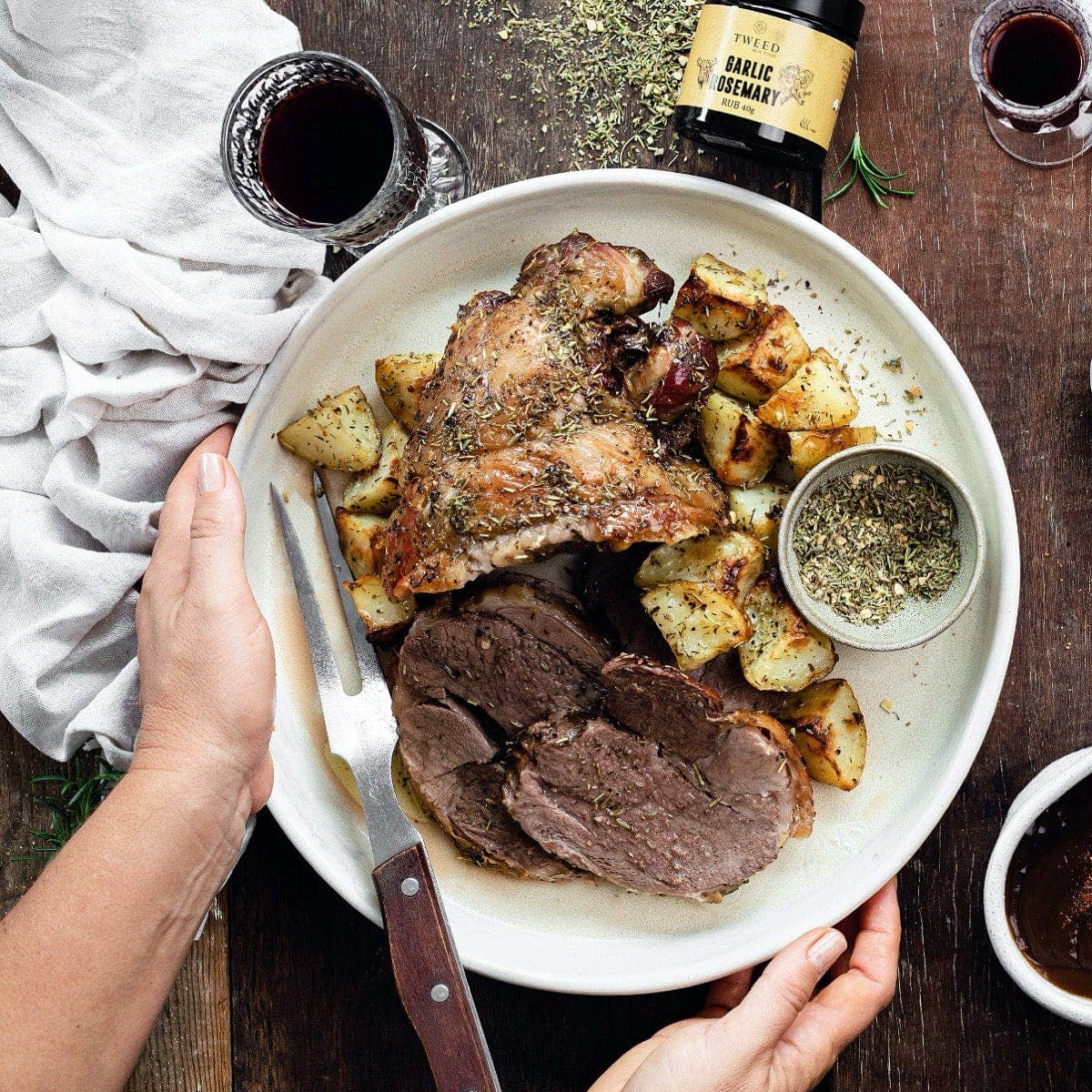 Garlic Rosemary Rub - Jar 40g