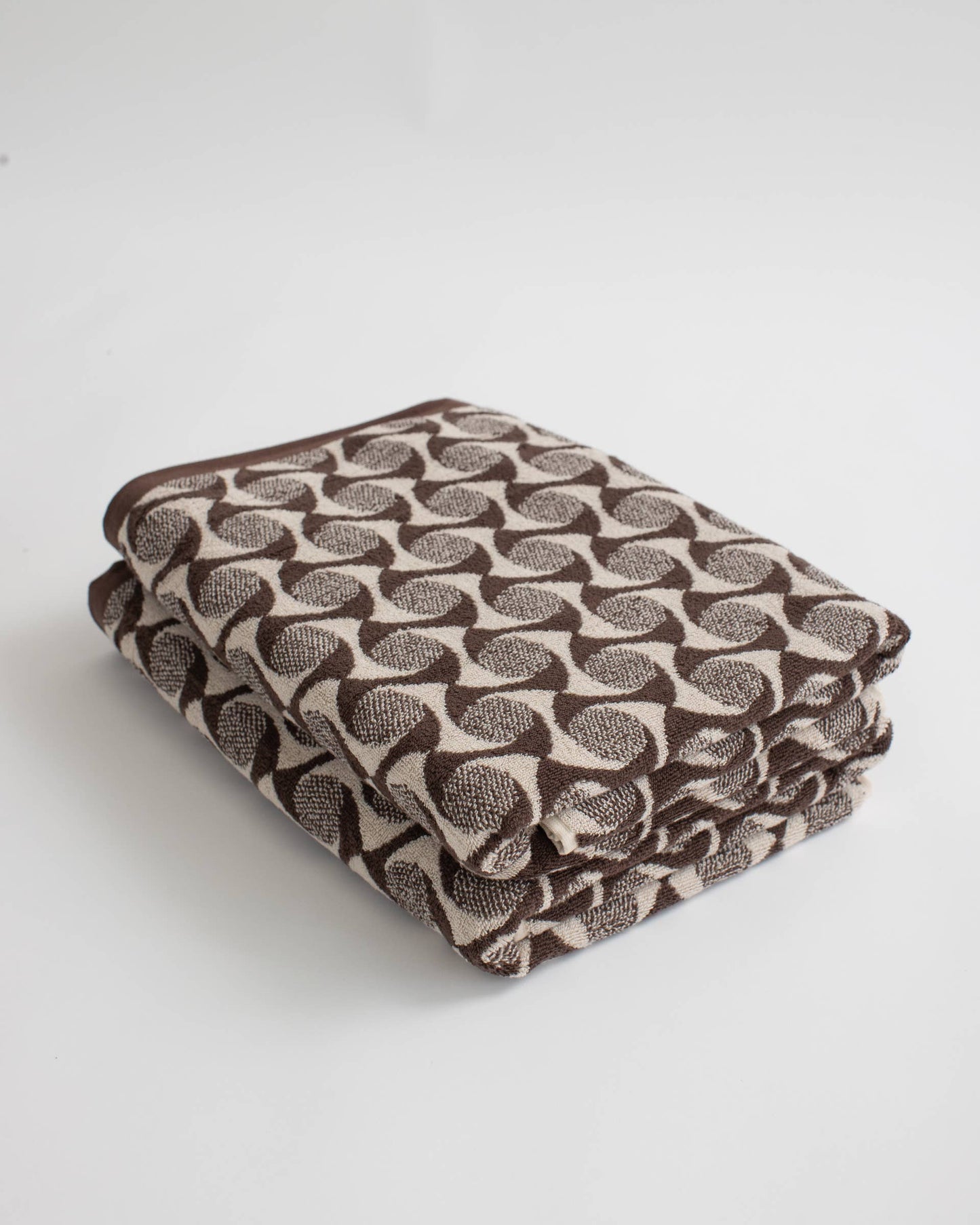 Hand Towel - Rio in Chocolate Brown