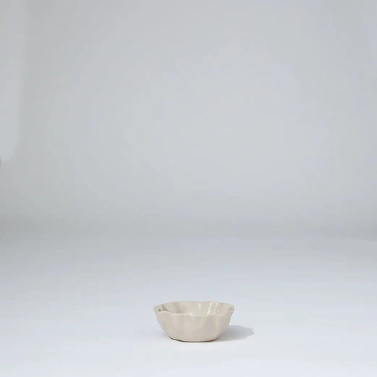 Ruffle Bowl - Chalk White (XS)