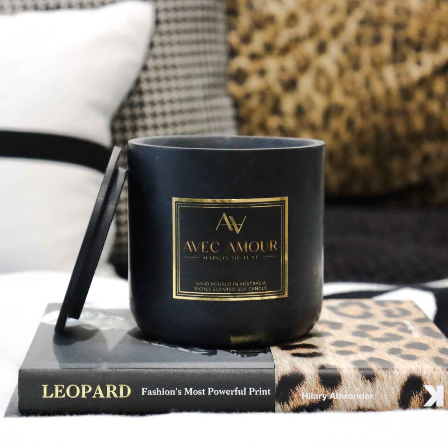 Black Marble Candle - Dior