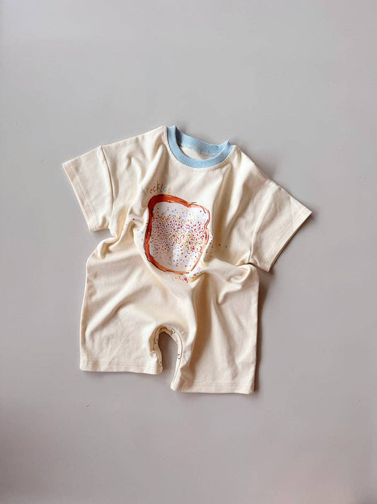 Fairy Bread Romper - Sunshine (6-12M)