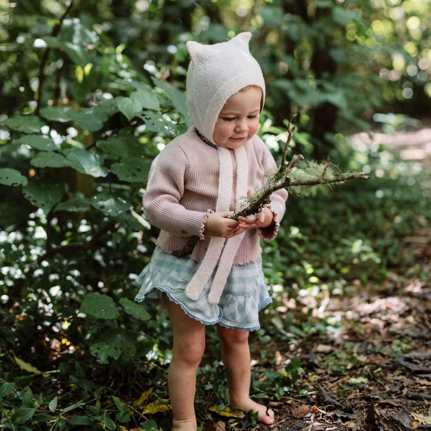 Luxury Mohair Bonnet - Off White (6-12M)