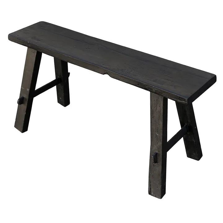 Timber Vintage Bench Black - Medium