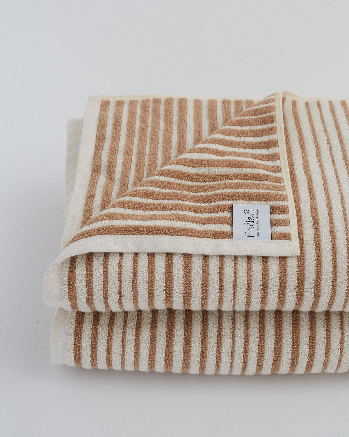 Salento Stripe Hand Towel - Tan