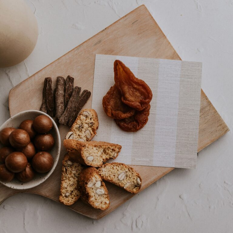 Naturals Stripe Cheese Board Presentation Cards