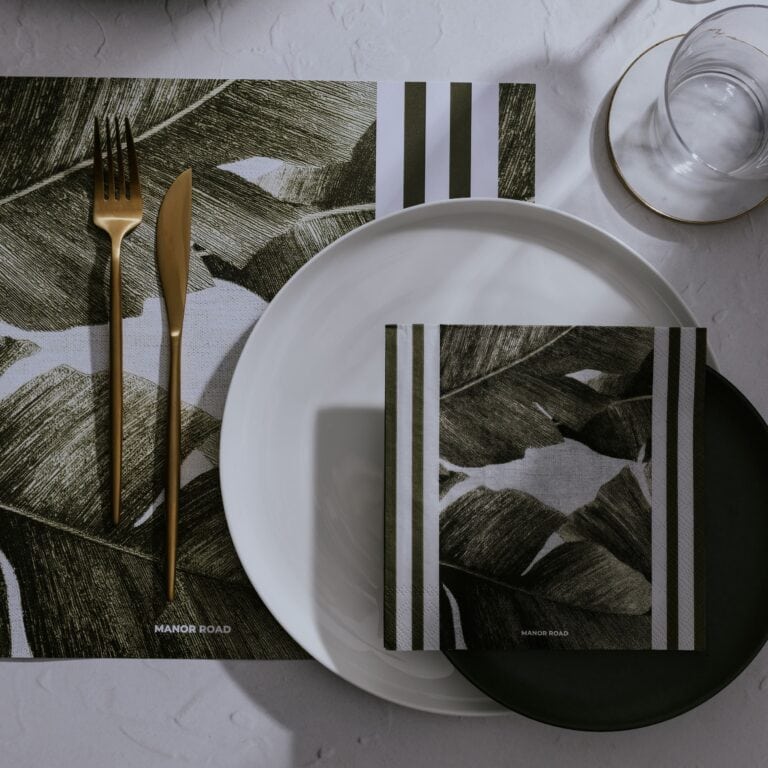 Rustic Palm Napkins - Cocktail