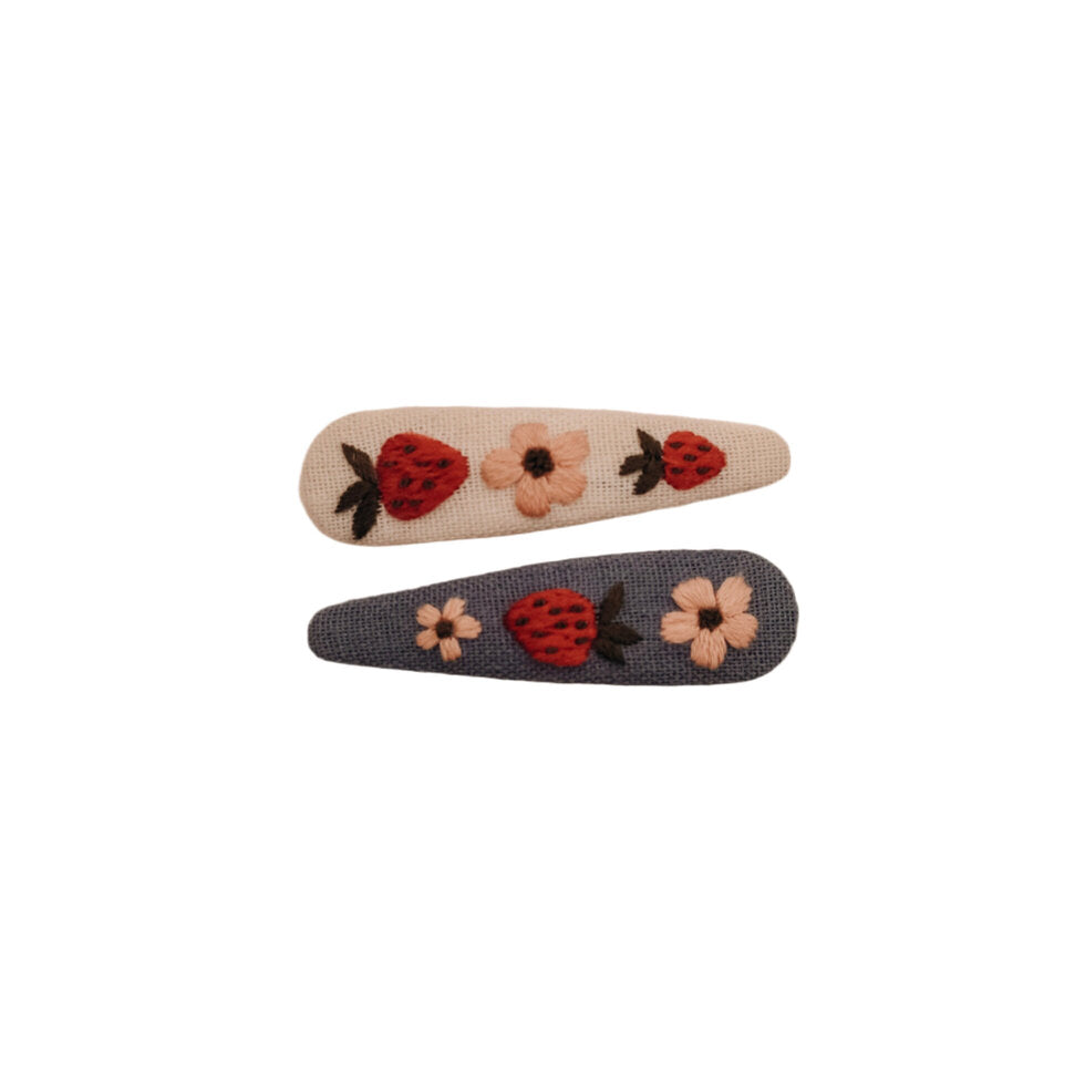 Strawberry Fields Hair Clip Set
