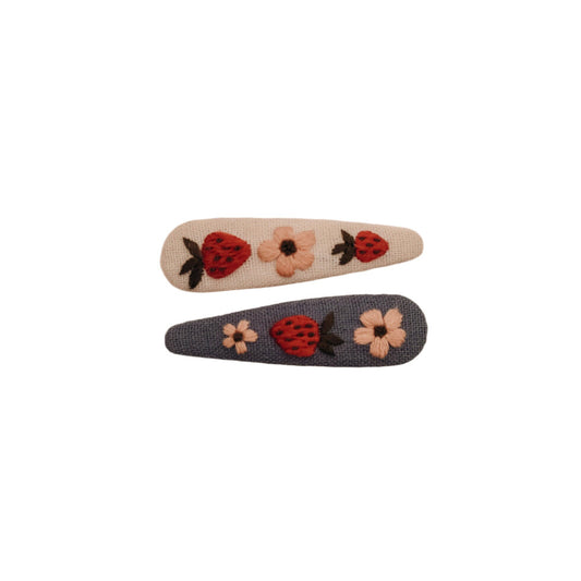 Strawberry Fields Hair Clip Set